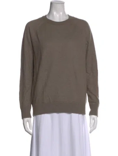 Pre-owned Vince Cashmere Crew Neck Sweater In Neutral