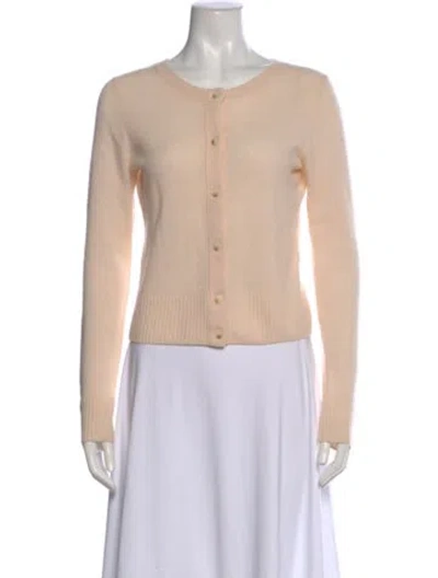 Pre-owned Vince Cashmere Crew Neck Sweater In Neutral