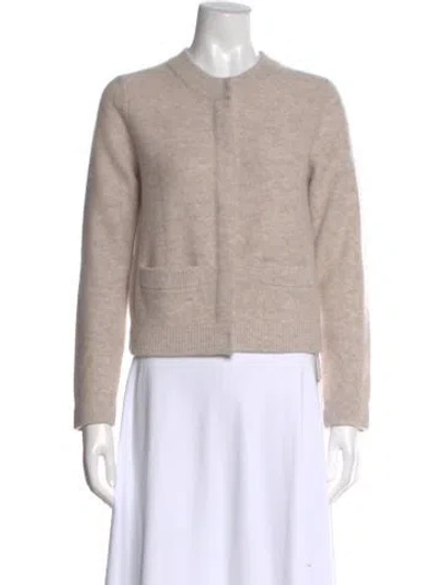 Pre-owned Vince Cashmere Crew Neck Sweater In Neutral