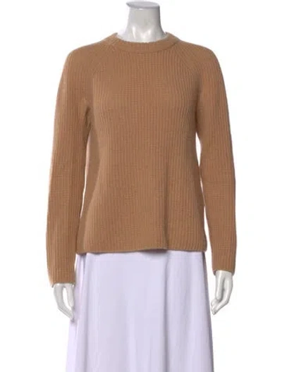 Pre-owned Vince Cashmere Crew Neck Sweater In Neutral