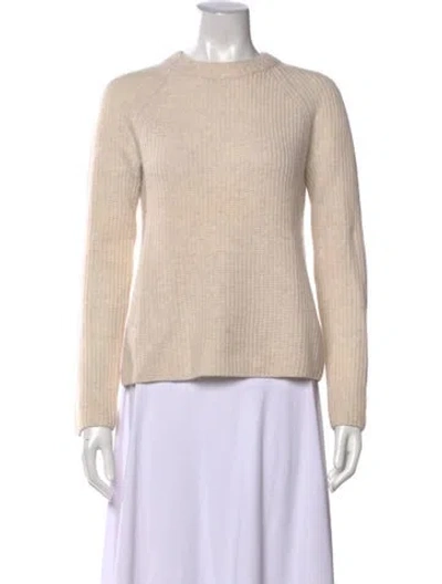 Pre-owned Vince Cashmere Crew Neck Sweater In Neutral
