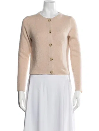 Pre-owned Vince Cashmere Crew Neck Sweater In Neutral