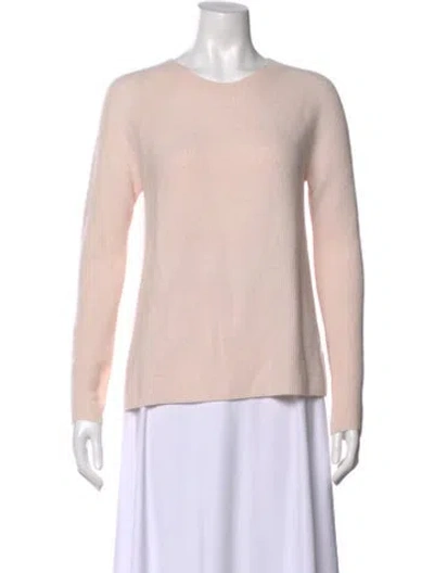 Pre-owned Vince Cashmere Crew Neck Sweater In Neutral