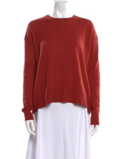 Pre-owned Vince Cashmere Crew Neck Sweater In Orange