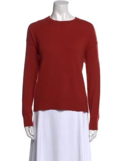 Pre-owned Vince Cashmere Crew Neck Sweater In Orange