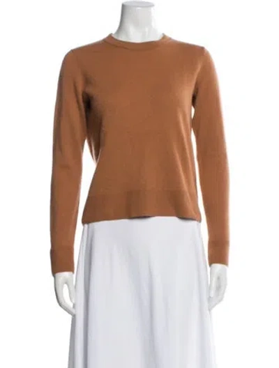 Pre-owned Vince Cashmere Crew Neck Sweater In Orange