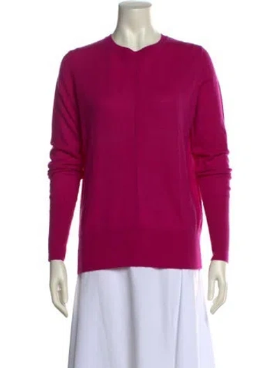 Pre-owned Vince Cashmere Crew Neck Sweater In Pink