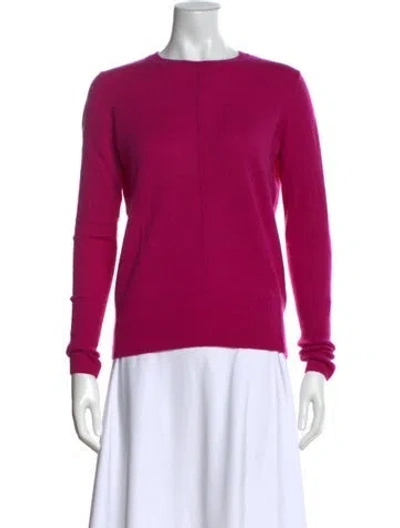 Pre-owned Vince Cashmere Crew Neck Sweater In Pink