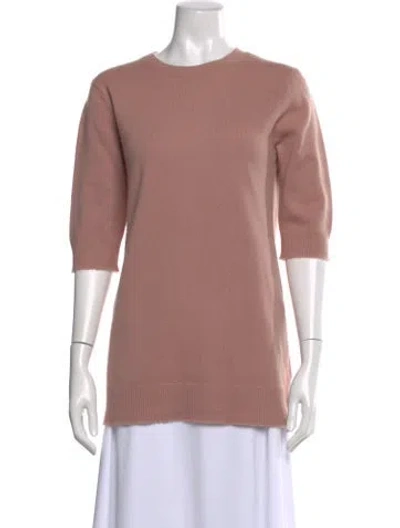 Pre-owned Vince Cashmere Crew Neck Sweater In Pink