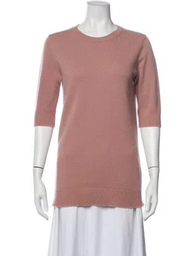 Pre-owned Vince Cashmere Crew Neck Sweater In Pink