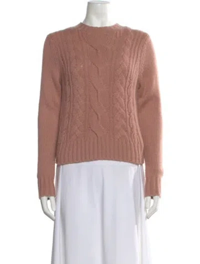Pre-owned Vince Cashmere Crew Neck Sweater In Pink