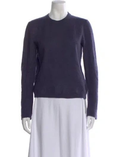 Pre-owned Vince Cashmere Crew Neck Sweater In Purple