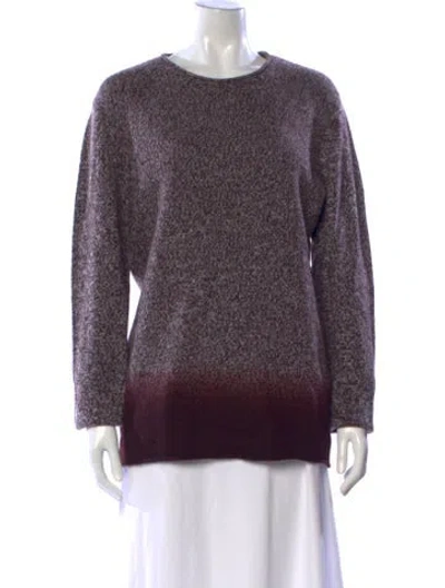 Pre-owned Vince Cashmere Crew Neck Sweater In Purple