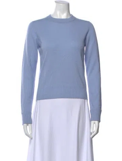 Pre-owned Vince Cashmere Crew Neck Sweater W/ Tags In Blue