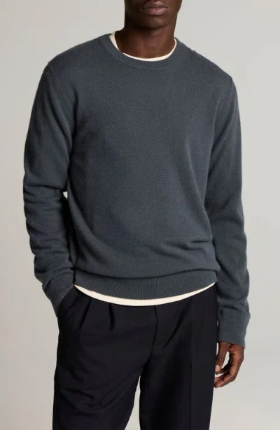 Vince Cashmere Crewneck Sweater In Gray