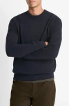 Vince Cashmere Crewneck Sweater In Blue
