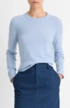 Vince Cashmere Crewneck Sweater In Porcelain Blue