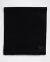Vince Cashmere Double-face Scarf In 001blk