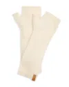 Vince Cashmere Fingerless Arm Warmers In White