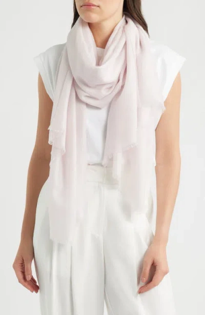 Vince Cashmere Fringe Cashmere In Pink