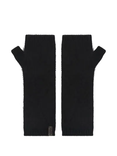 Vince Cashmere Gloves In Black