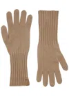 Vince Cashmere Gloves In Camel