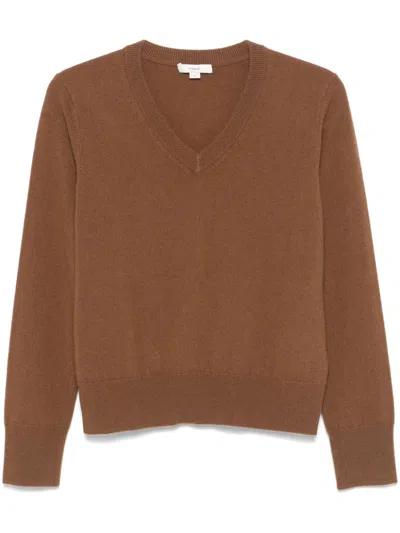 Vince Pullover Aus Kaschmir In Beige