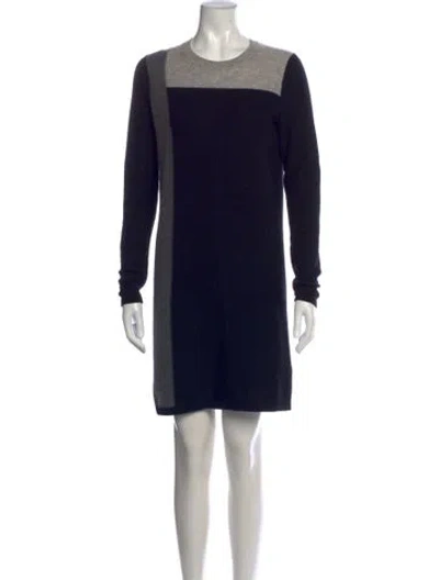 Pre-owned Vince Cashmere Knee-length Dress In Black
