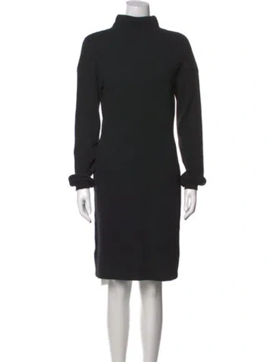 Pre-owned Vince Cashmere Knee-length Dress In Black