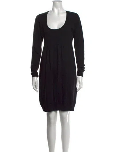 Pre-owned Vince Cashmere Knee-length Dress In Grey