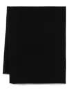 Vince Cashmere Knit Blanket Wrap In Black