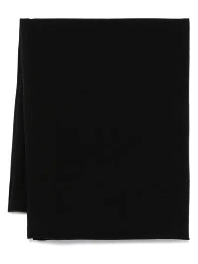 Vince Cashmere Knit Blanket Wrap In Black