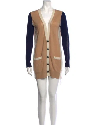 Pre-owned Vince Cashmere Long Dress In Neutrals