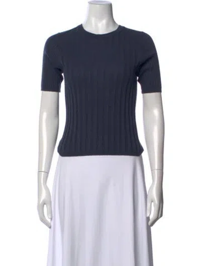 Pre-owned Vince Cashmere Midi Length Dress In Blue