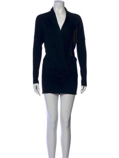 Pre-owned Vince Cashmere Mini Dress In Multi