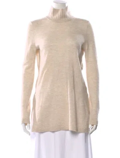 Pre-owned Vince Cashmere Mini Dress In Neutral