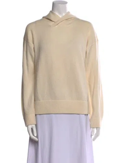 Pre-owned Vince Cashmere Mock Neck Sweater In Neutral