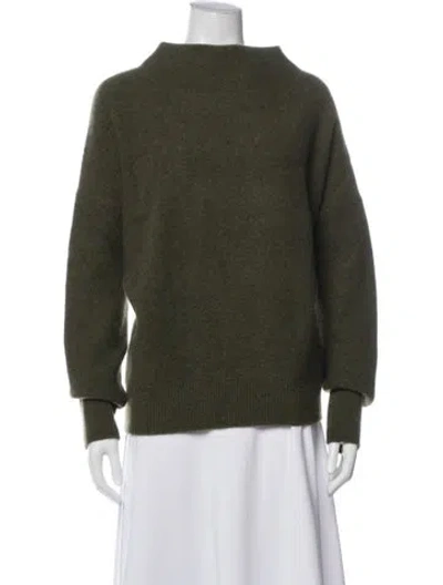 Pre-owned Vince Cashmere Mock Neck Sweater W/ Tags In Gray