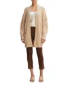 Vince Cashmere Cardigan In Camel