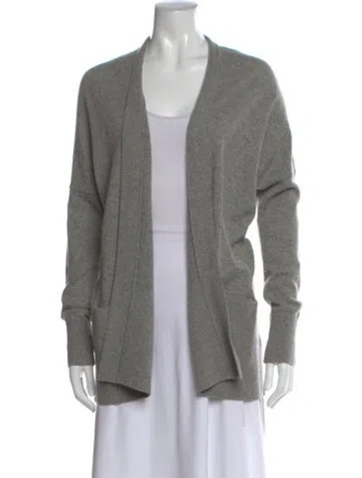Pre-owned Vince Cashmere Open Front Sweater In Multi