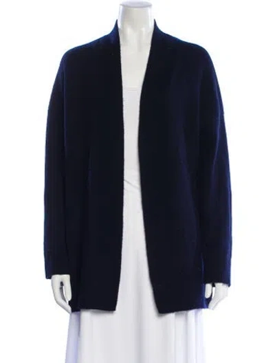 Pre-owned Vince Cashmere Open Front Sweater In Neutral
