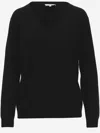 Vince Cashmere Pullover In Black