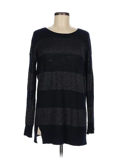 Pre-owned Vince Cashmere Pullover Sweater In Black