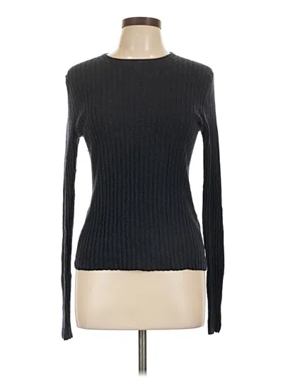 Pre-owned Vince Cashmere Pullover Sweater In Black
