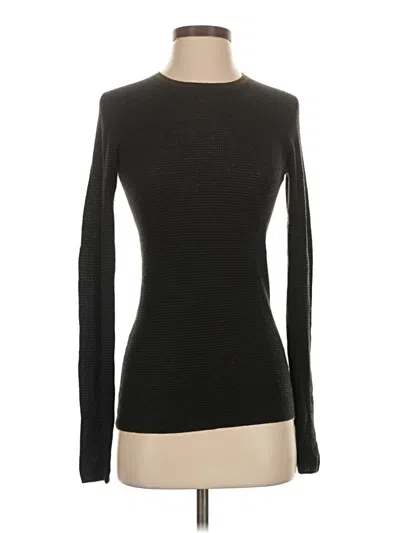 Pre-owned Vince Cashmere Pullover Sweater In Black