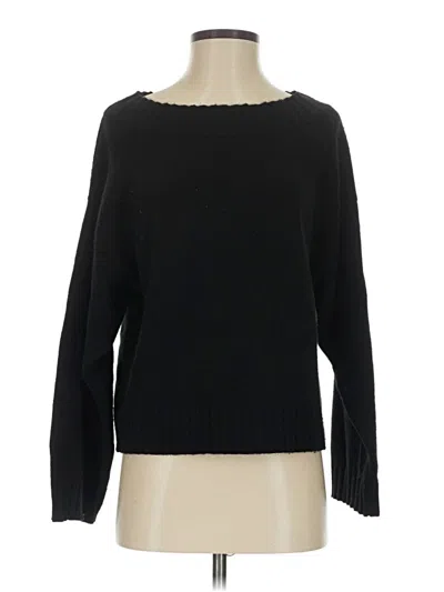 Pre-owned Vince Cashmere Pullover Sweater In Black
