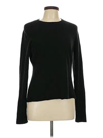 Pre-owned Vince Cashmere Pullover Sweater In Black