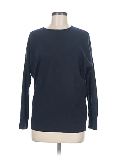 Pre-owned Vince Cashmere Pullover Sweater In Blue