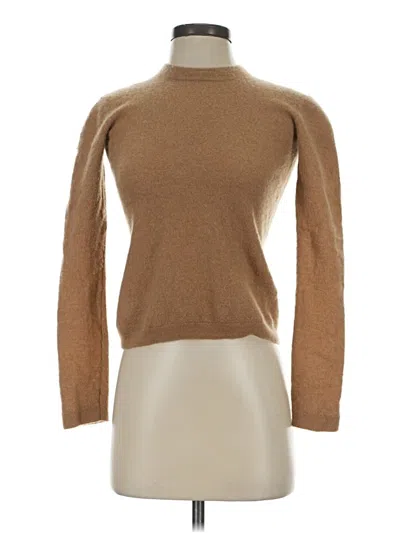 Pre-owned Vince Cashmere Pullover Sweater In Brown