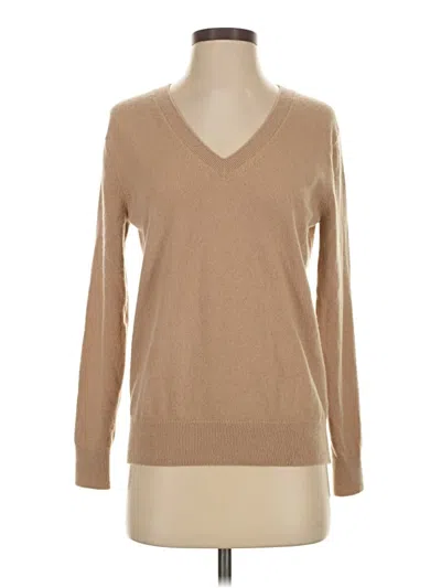 Pre-owned Vince Cashmere Pullover Sweater In Brown